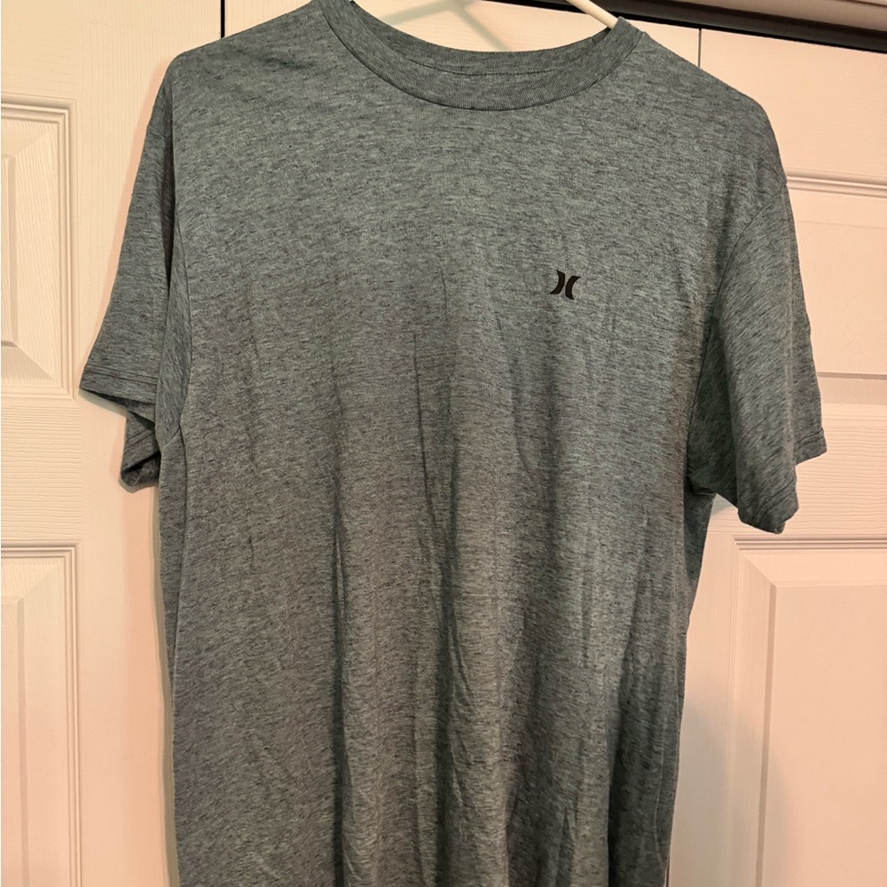 heather gray hurley tee shirt